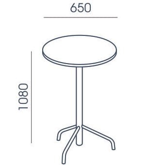 Stolik konferencyjny SK-38 Wuteh (65x65)