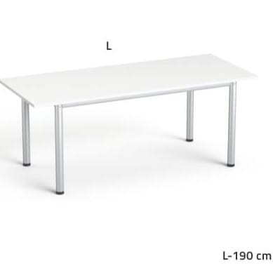 Sove SV-42 Stół konferencyjny bialy (80x190)