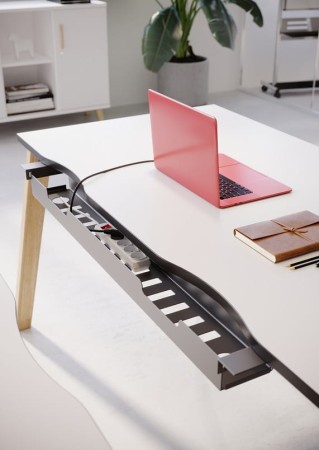 Biurko Balwoo BDP-4 Wuteh 180x80  nogi z dębu