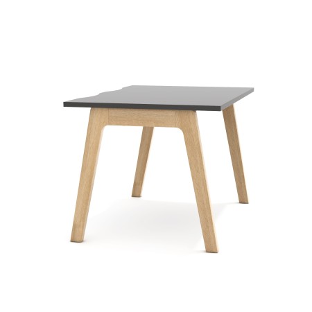 Biurko Balwoo BDP-4 Wuteh 180x80  nogi z dębu