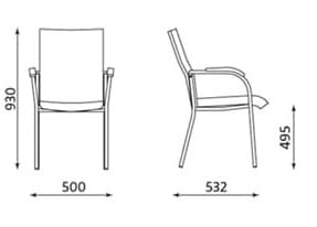 Krzesło konferencyjne Loco II Nowy Styl