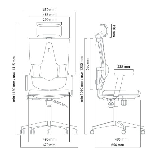 Fotel Space Kulik System – ergonomiczny fotel do pracy przy komputerze