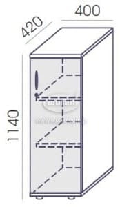 Szafka RMP-2 Wuteh – zamknięta szafka Profi Premium 3OH