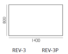 Biurko proste REVO 3 / REVO PREMIUM 3 Wuteh 140x80 cm