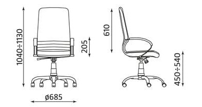 Fotel Mirage ST02-CR TILT/C Nowy Styl – SP01