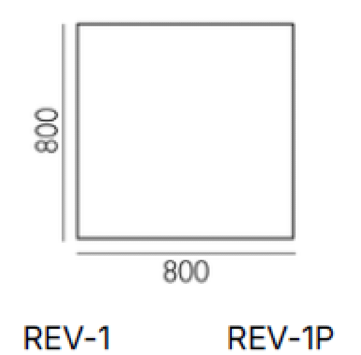 Biurko proste REVO 1 / REVO PREMIUM 1 Wuteh 80x80 cm