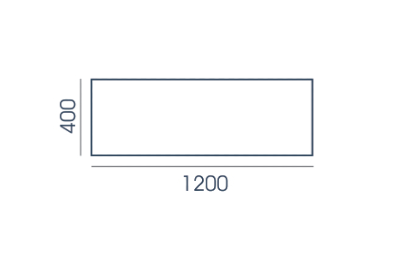 Blenda do biurka BW-3 Wuteh – 1260 × 300 mm