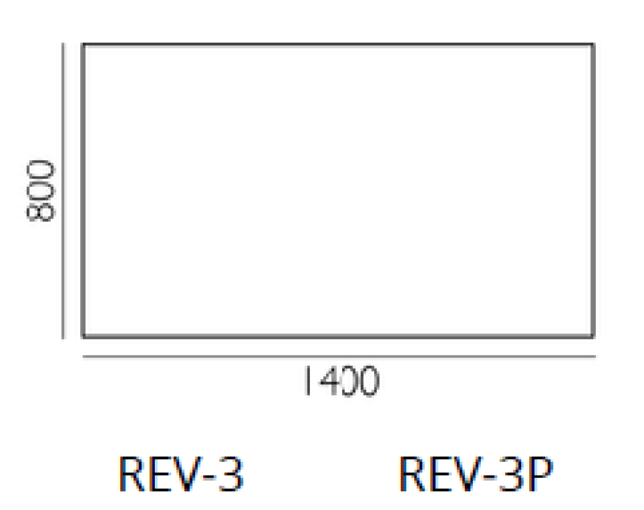 Biurko proste REVO 3 / REVO PREMIUM 3 Wuteh 140x80 cm