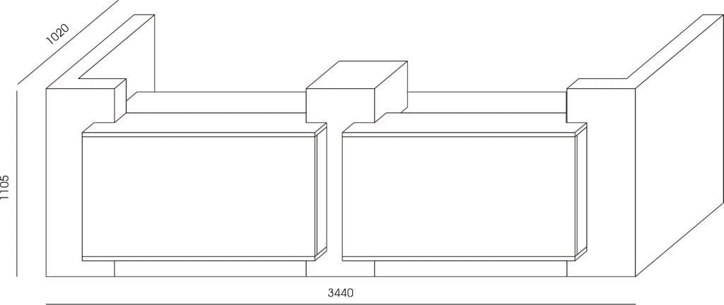 Lada recepcyjna Terra TR-2 WUTEH