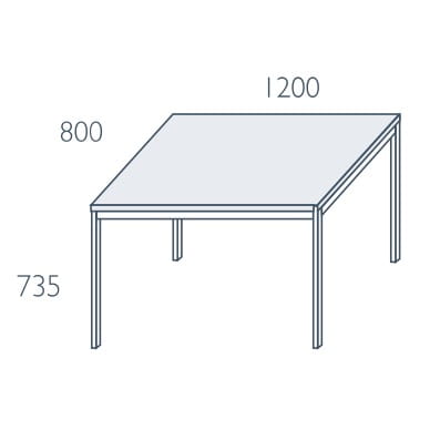 Stół Classic CS-4 Wuteh (120×80×73,5cm)
