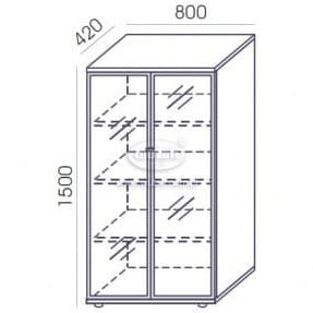Szafa RLP-7 80x150h Wuteh