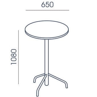 Stolik konferencyjny SK-38 Wuteh (65x65)