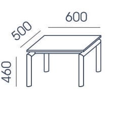 Stolik konferencyjny SK-41 Wuteh (60x50)