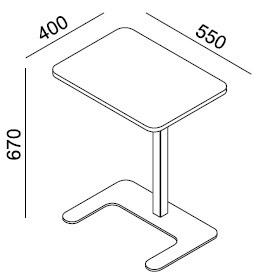 Stolik pomocnik GT-33 Wuteh Gato